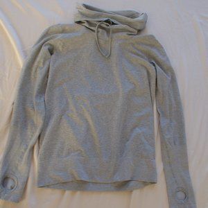 GREY WORKOUT TURTLENECK SWEATER